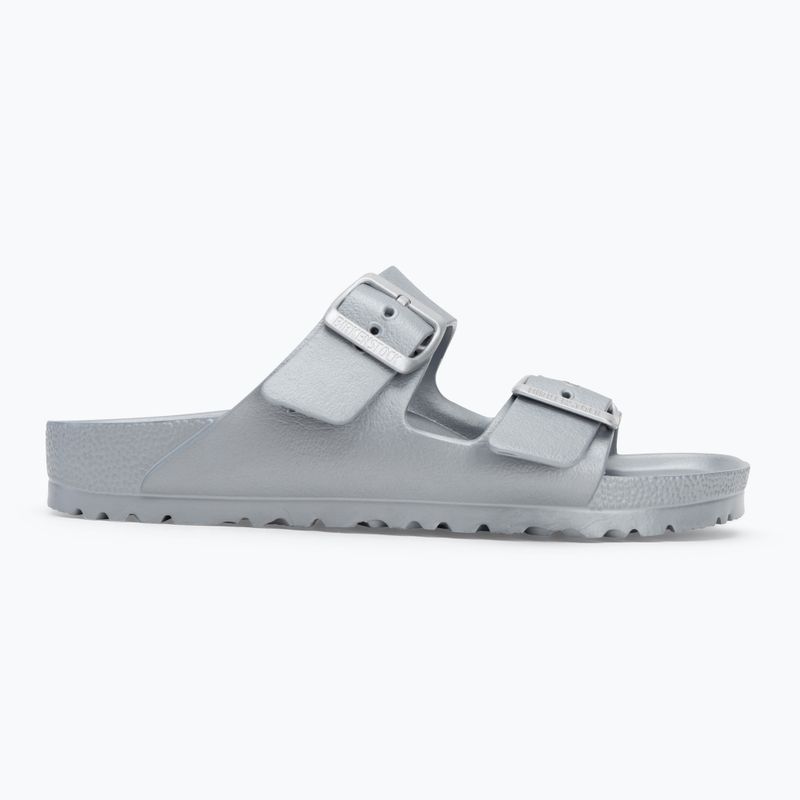 Klapki BIRKENSTOCK Arizona EVA Narrow metallic silver 2