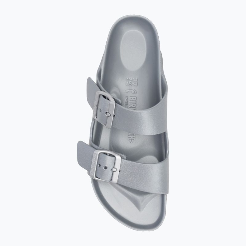 Klapki BIRKENSTOCK Arizona EVA Narrow metallic silver 5