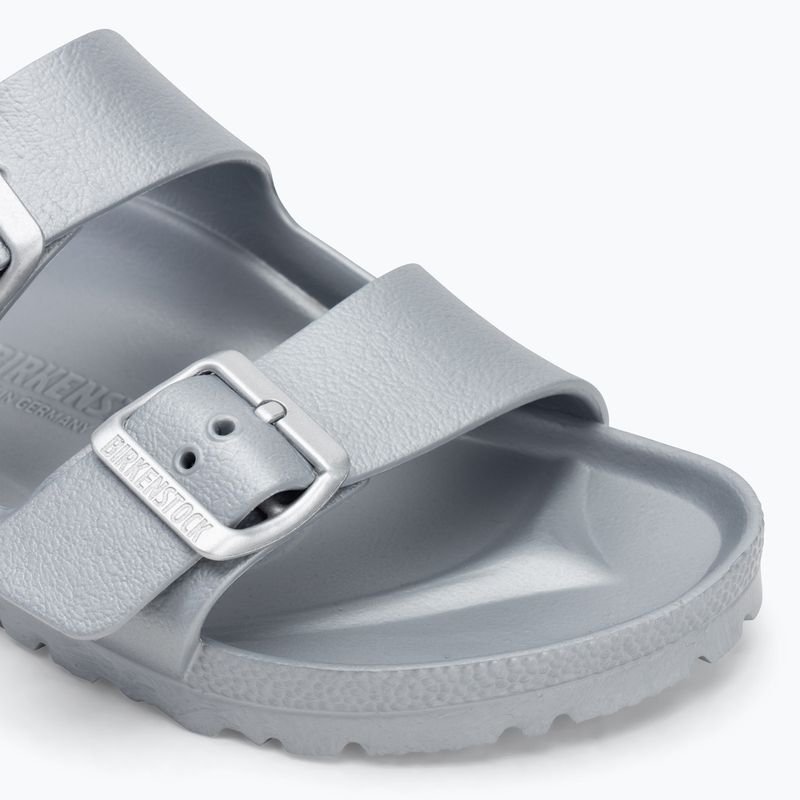 Klapki BIRKENSTOCK Arizona EVA Narrow metallic silver 7