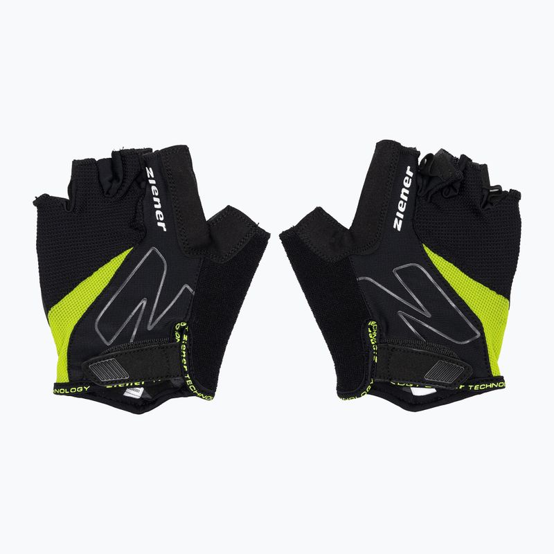 Rękawiczki rowerowe męskie ZIENER MTB Crave MEMORYfoam lime green 3