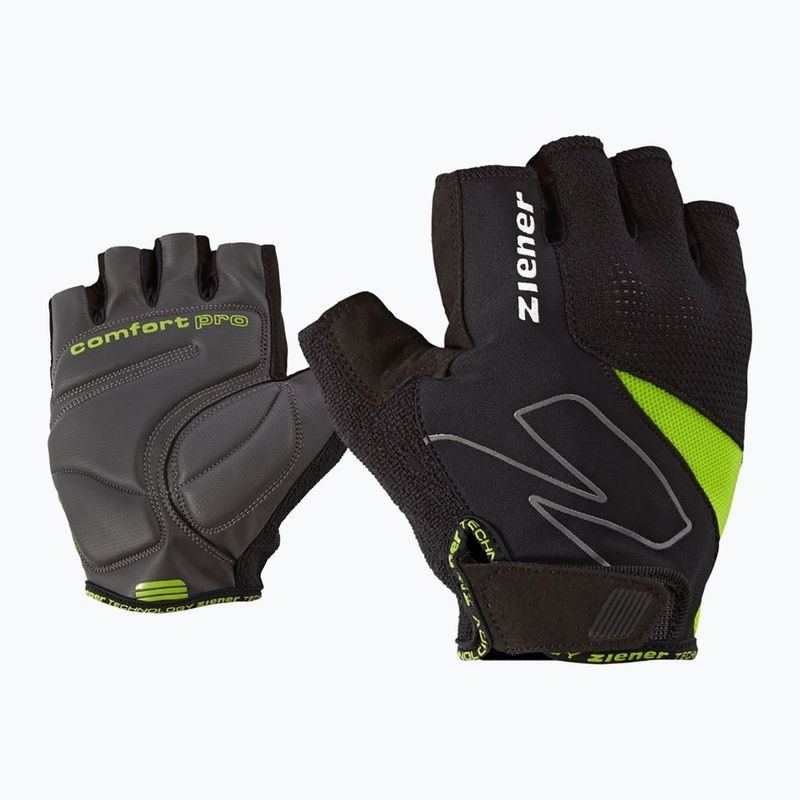 Rękawiczki rowerowe męskie ZIENER MTB Crave MEMORYfoam lime green 5