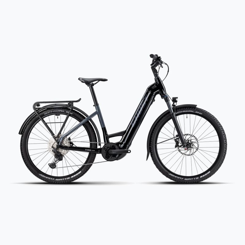 Rower elektryczny GHOST E-Teru Advanced EQ Low 750Wh black/dark grey matt/glossy
