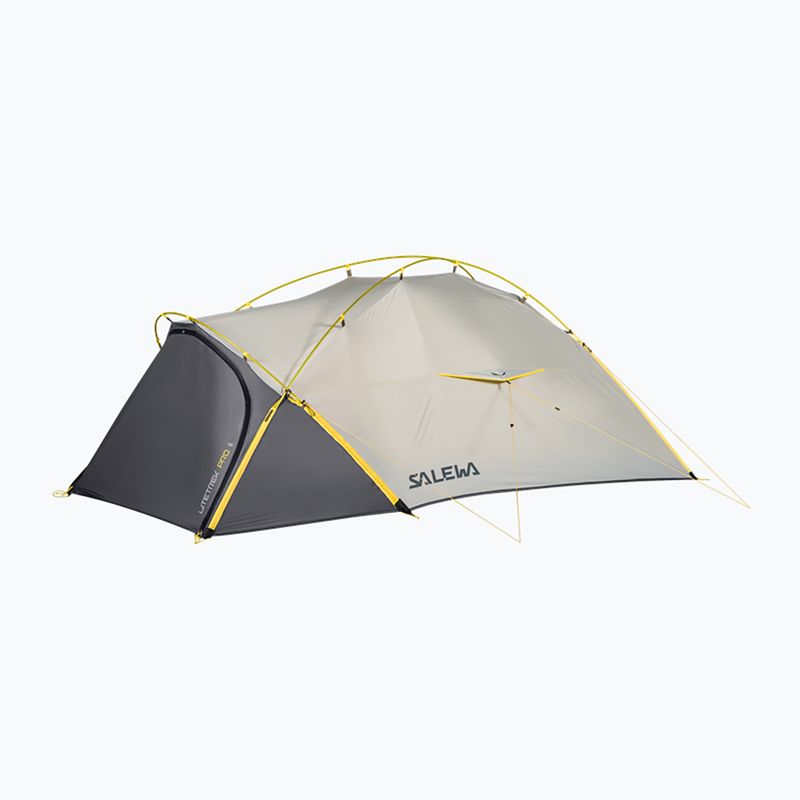Namiot trekkingowy 2-osobowy Salewa Litetrek Pro II lightgrey/mango