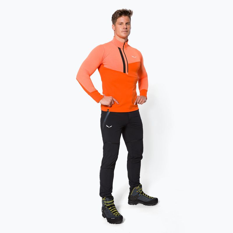 Spodnie softshell męskie Salewa Pedroc 3 DST 2/1 black out 2