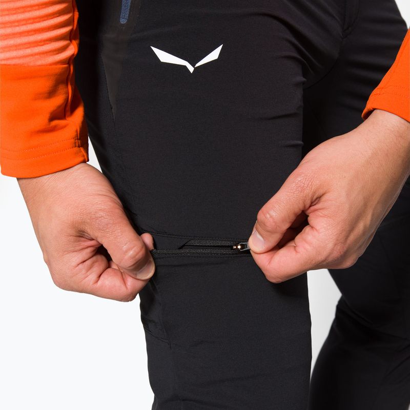 Spodnie softshell męskie Salewa Pedroc 3 DST 2/1 black out 4