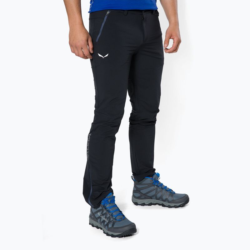 Spodnie softshell męskie Salewa Pedroc 3 DST black out