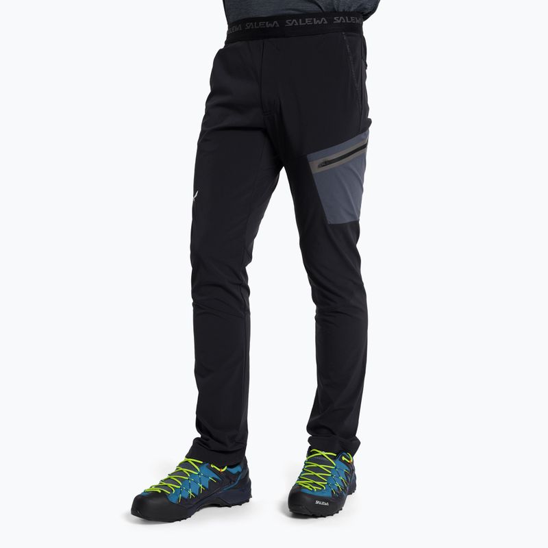 Spodnie softshell męskie Salewa Pedroc Light black out