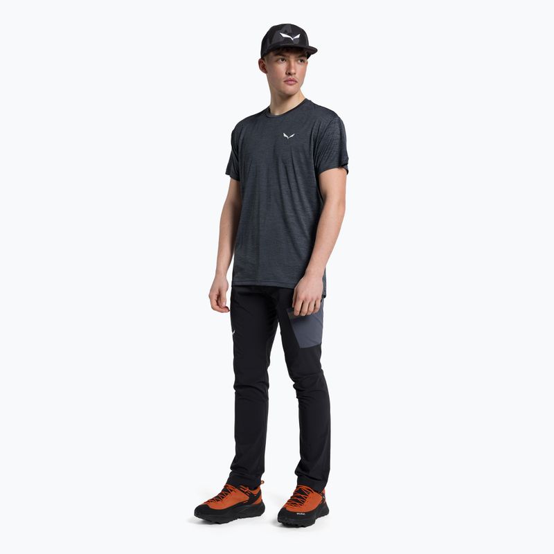 Koszulka męska Salewa Puez Melange Dry black out melange/936 2