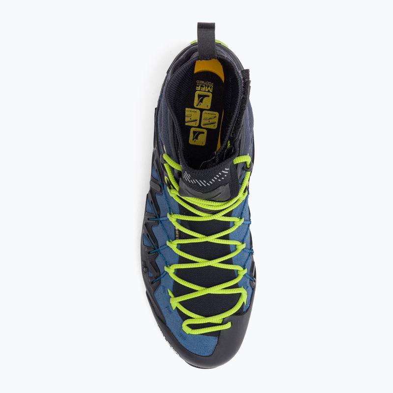 Buty podejściowe męskie Salewa Wildfire Edge Mid GTX poseidon/cactus 6