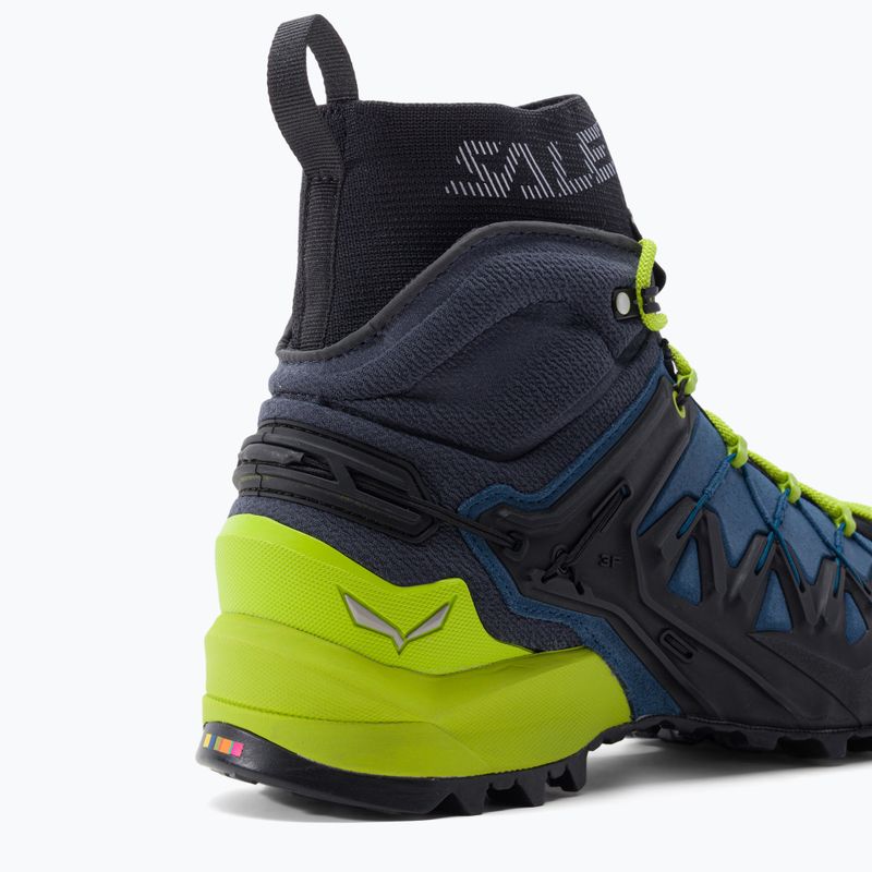 Buty podejściowe męskie Salewa Wildfire Edge Mid GTX poseidon/cactus 8