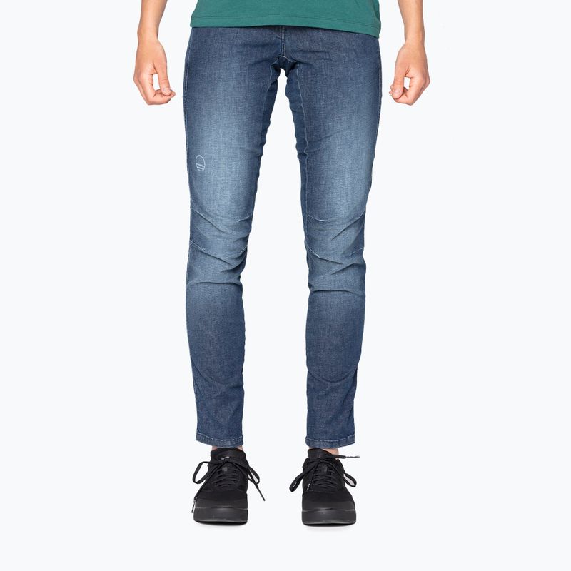 Spodnie wspinaczkowe damskie Wild Country Session Denim light blue jeans
