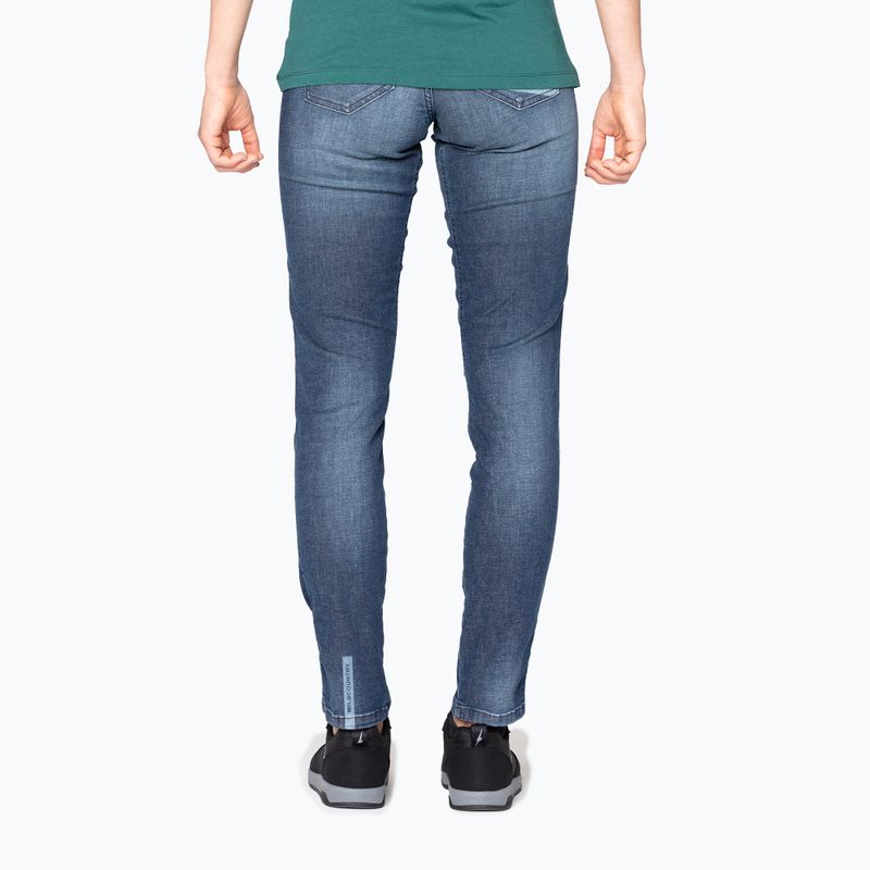 Spodnie wspinaczkowe damskie Wild Country Session Denim light blue jeans 2