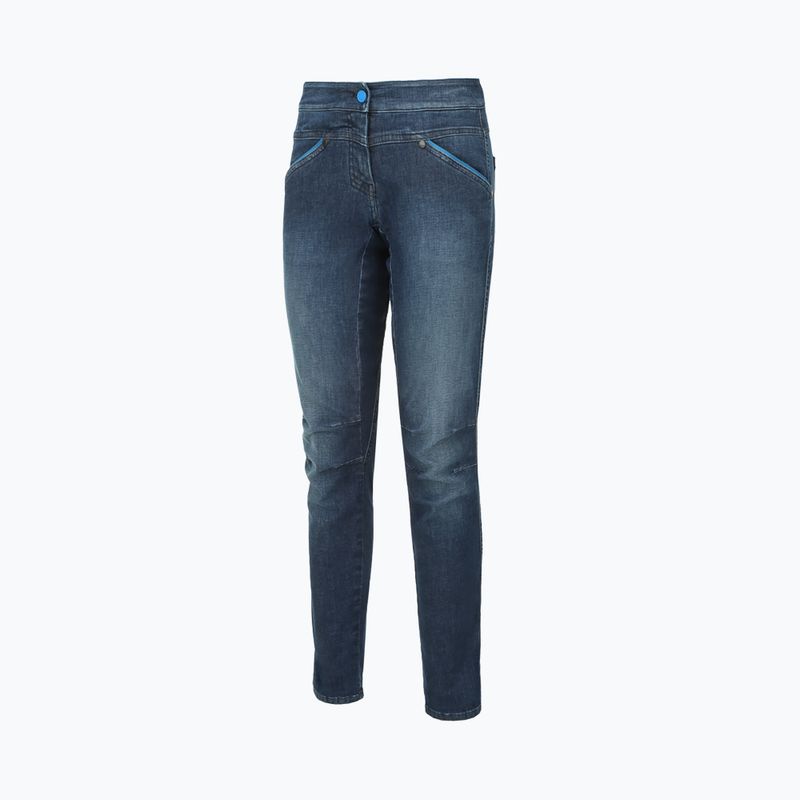 Spodnie wspinaczkowe damskie Wild Country Session Denim light blue jeans 4