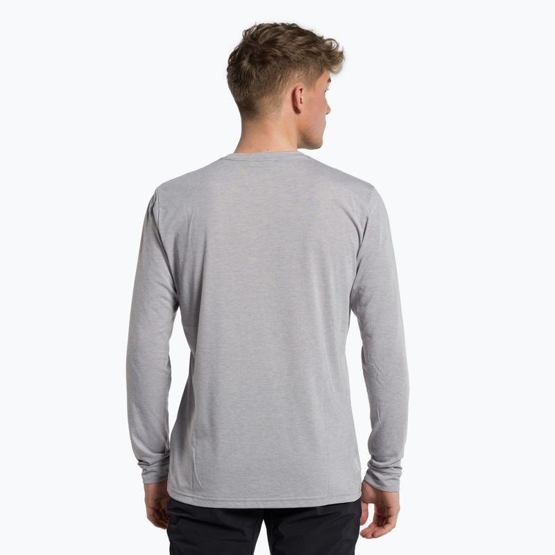 Longsleeve trekkingowy męski Salewa Solidlogo Dry heather grey 3