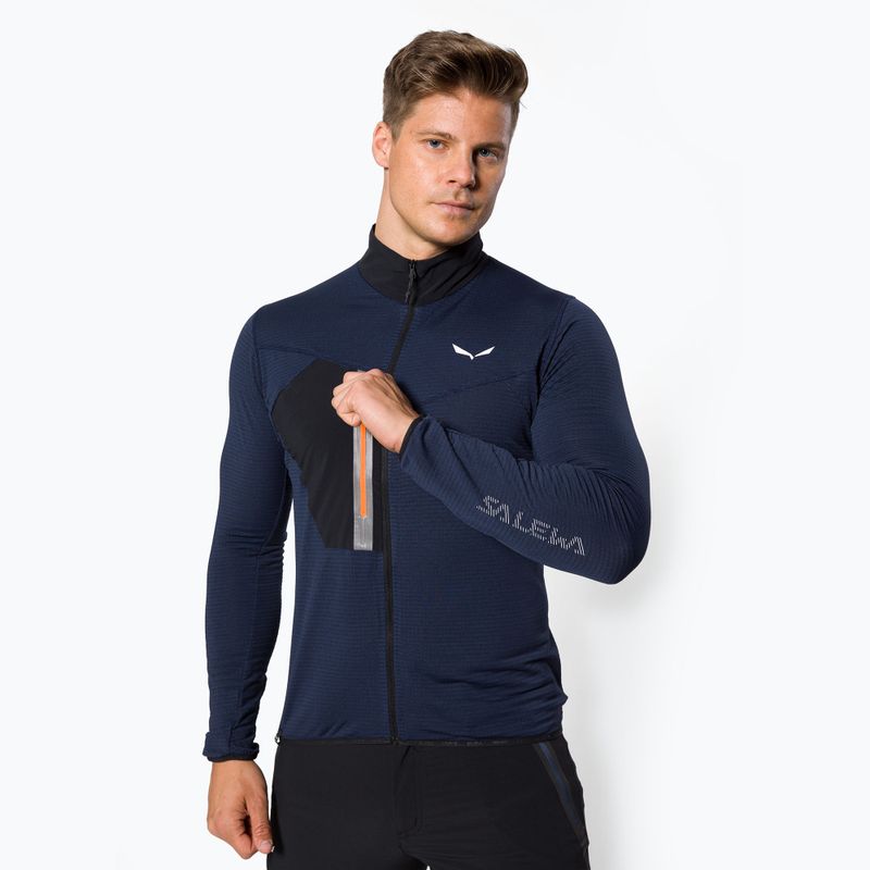 Bluza trekkingowa męska Salewa Pedroc premium navy melange