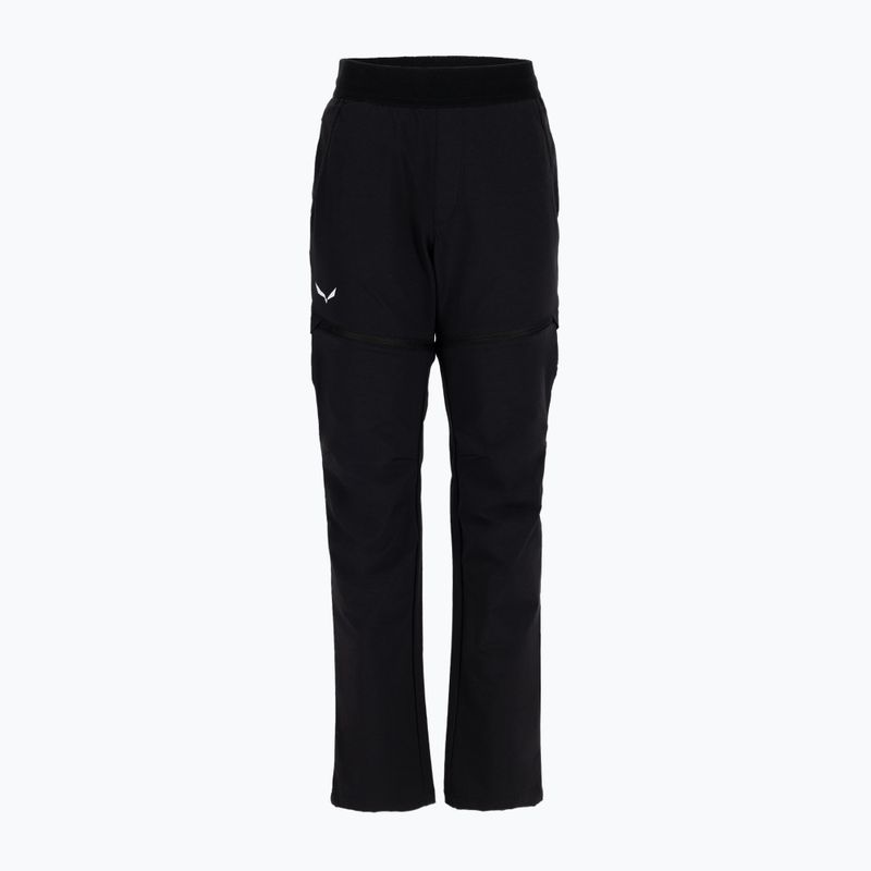 Spodnie softshell dziecięce Salewa Agner DST 2/1 black out 4