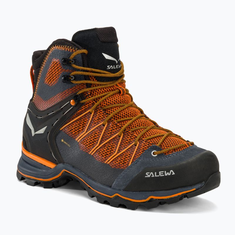 Buty trekkingowe męskie Salewa MTN Trainer Lite Mid GTX black out/carrot