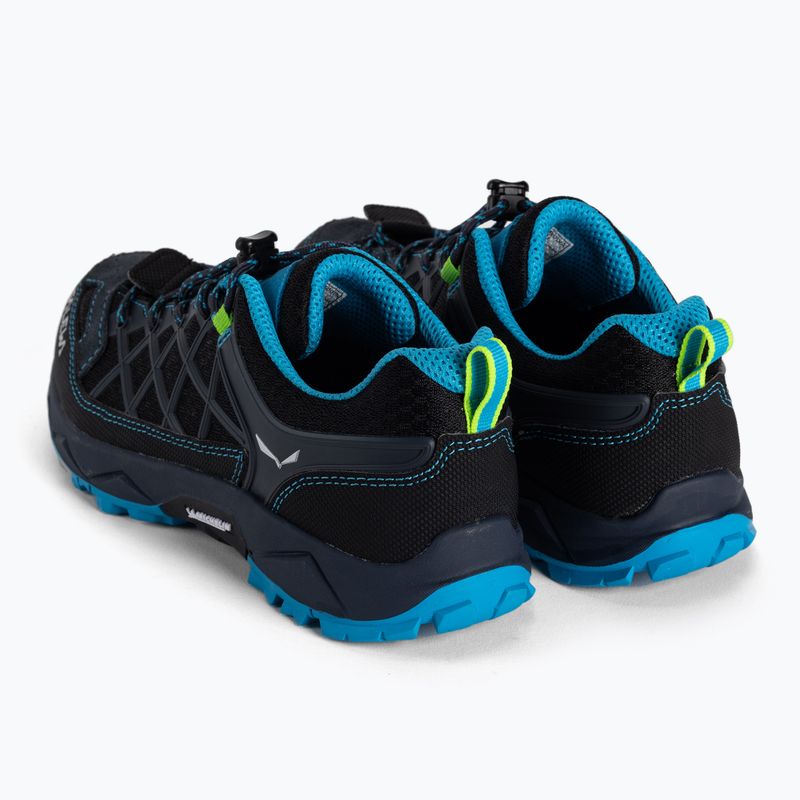 Buty trekkingowe dziecięce Salewa Wildfire ombre blue/fluo green 3