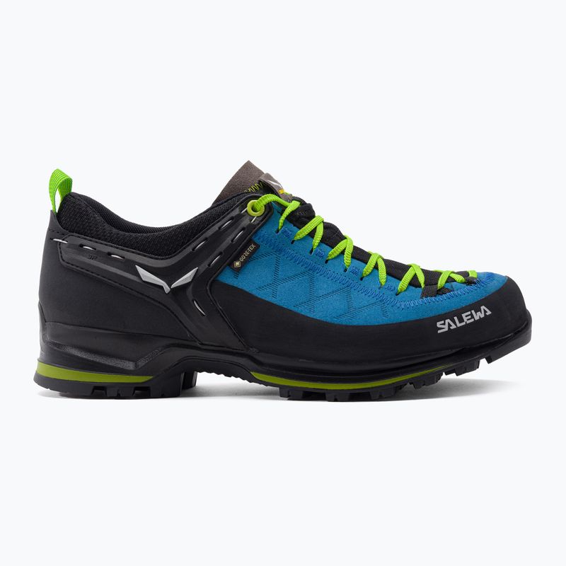 Buty trekkingowe męskie Salewa MTN Trainer 2 GTX blue danube/fluo green 2