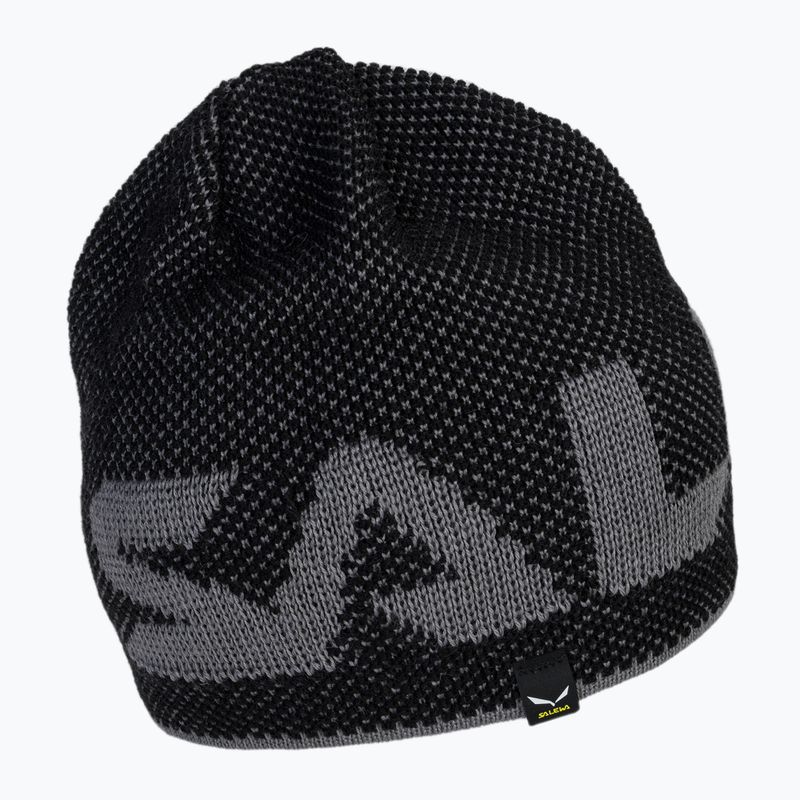 Czapka zimowa Salewa Agner Wool black out/flint stone 3