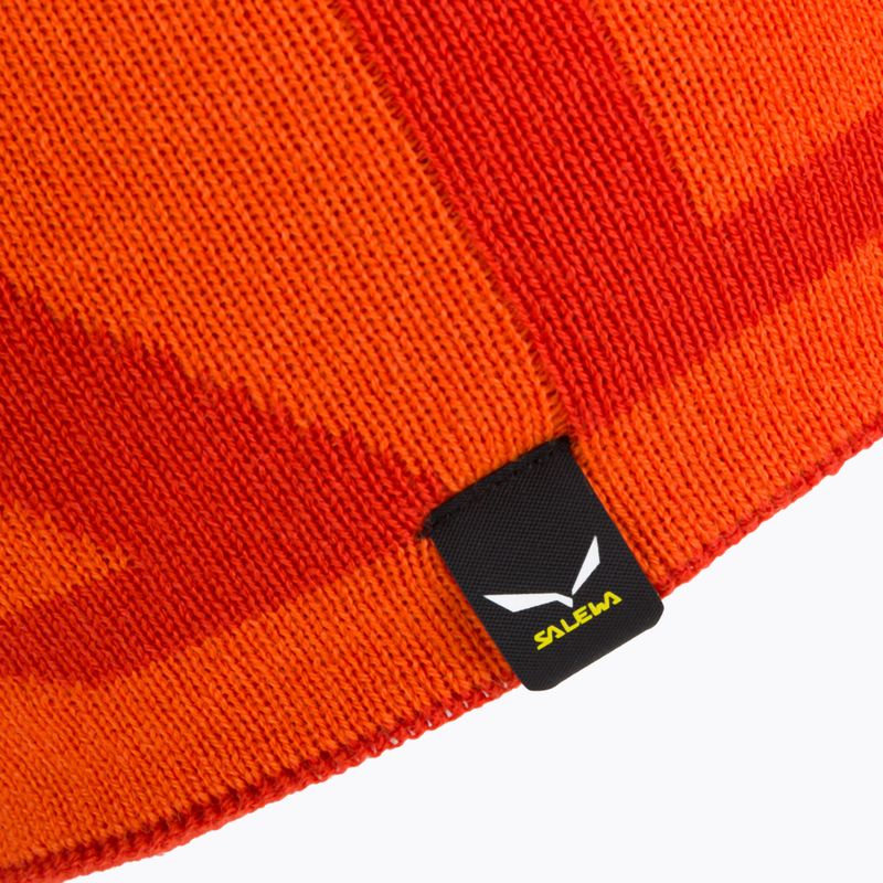 Czapka zimowa Salewa Antelao 2 Reversible Wool red orange/darker 3