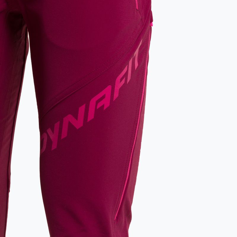 Spodnie skiturowe damskie DYNAFIT Mercury 2 Dynastretch beet red 3