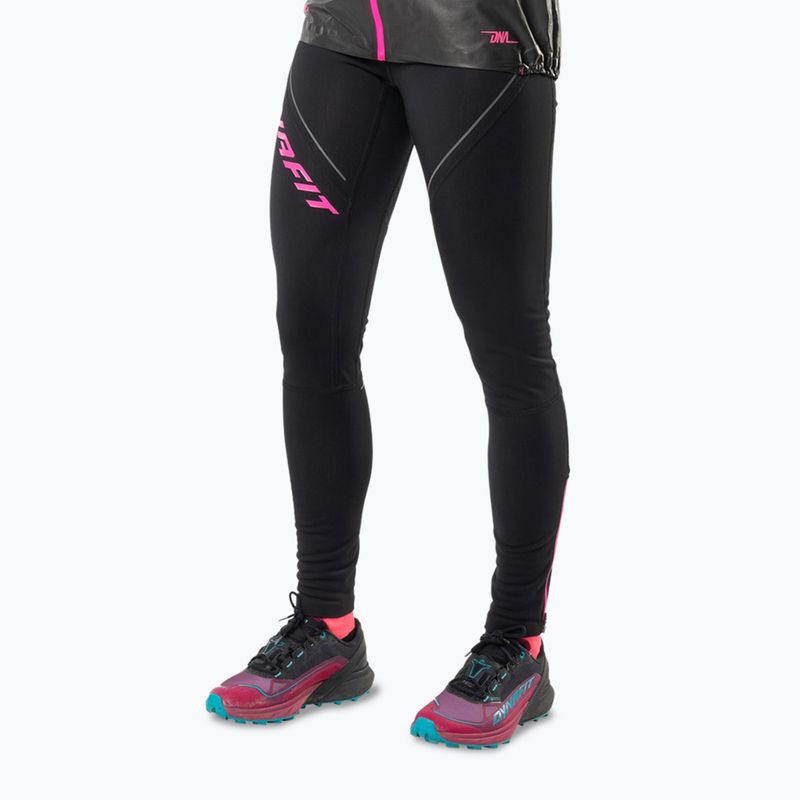 Legginsy do biegania damskie DYNAFIT Winter Running black out