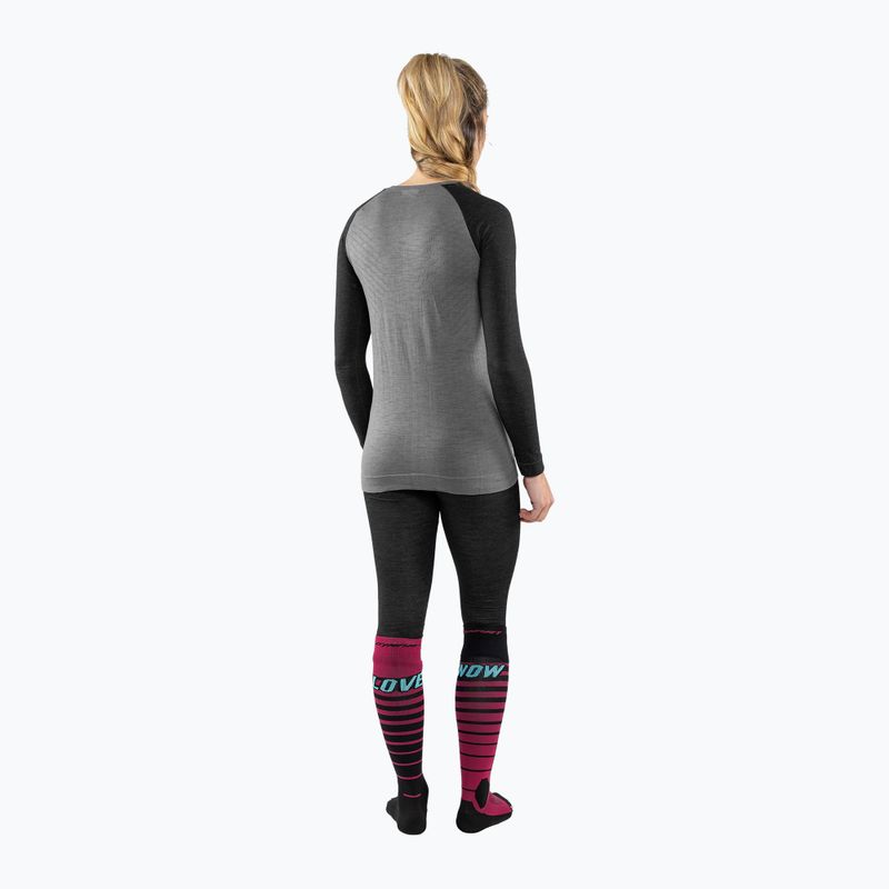 Bluza termoaktywna damska DYNAFIT Tour Light Merino black out 3