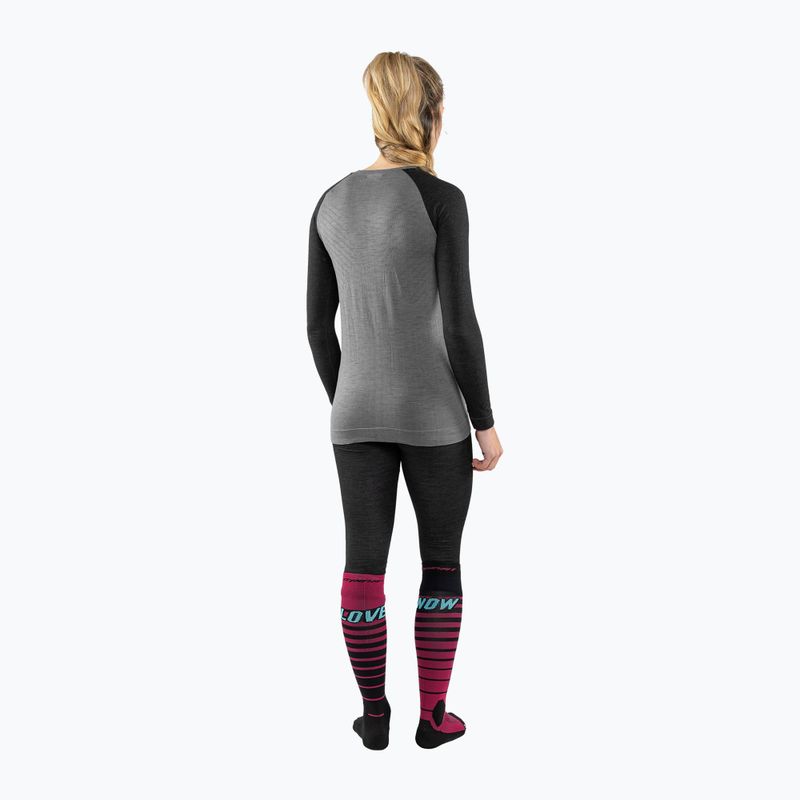Spodnie termoaktywne damskie DYNAFIT Tour Light Merino 3/4 black out 3