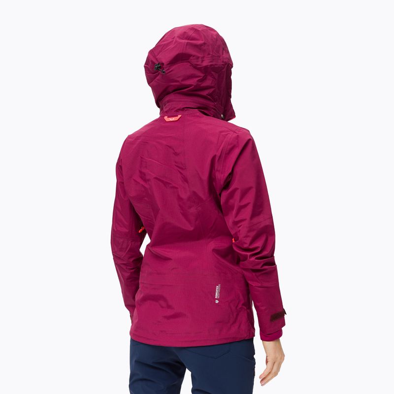 Kurtka przeciwdeszczowa damska Salewa Sella Responsive rhodo red 4