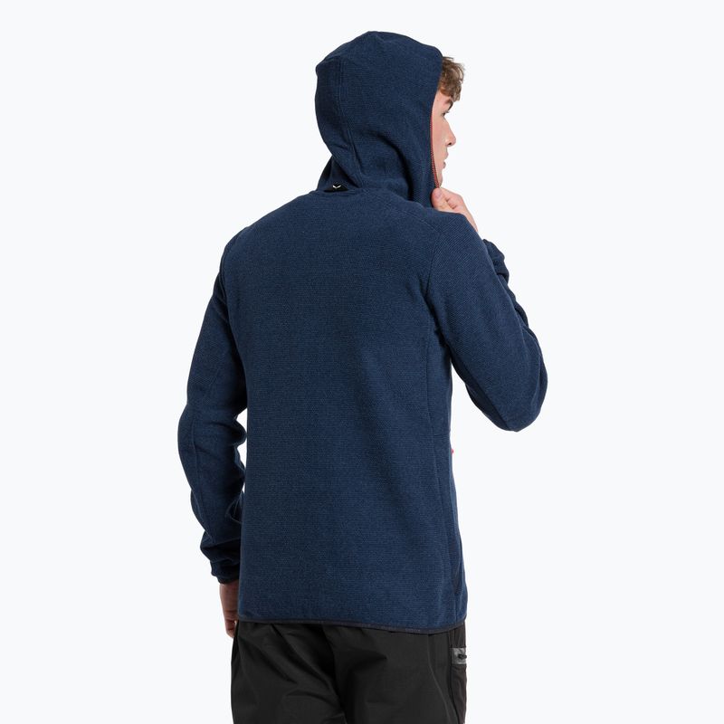 Bluza trekkingowa męska Salewa Nuvolo PL dark denim melange 3
