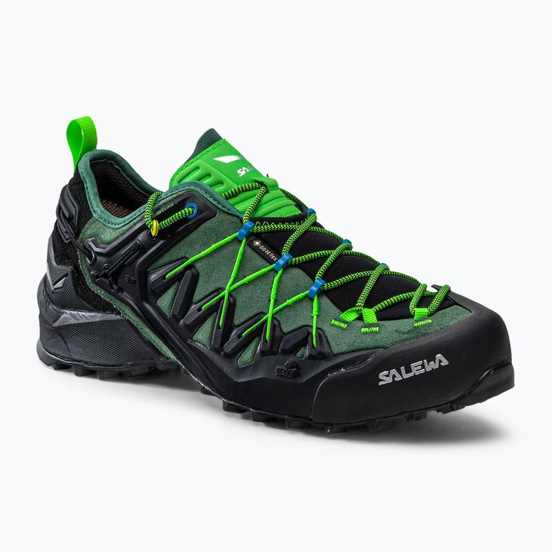 Buty podejściowe męskie Salewa Wildfire Edge GTX myrtle/fluo green