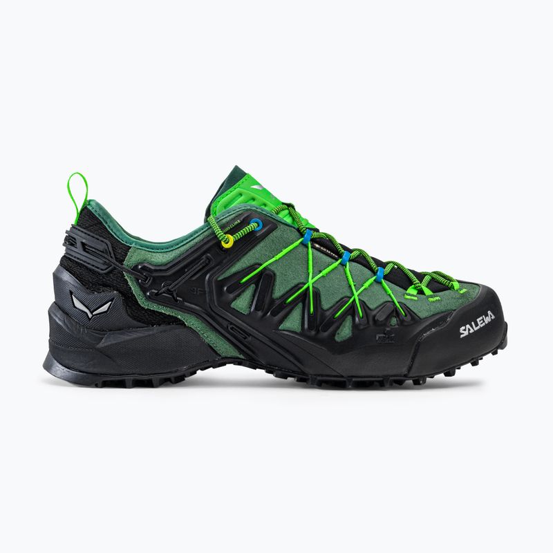 Buty podejściowe męskie Salewa Wildfire Edge GTX myrtle/fluo green 2