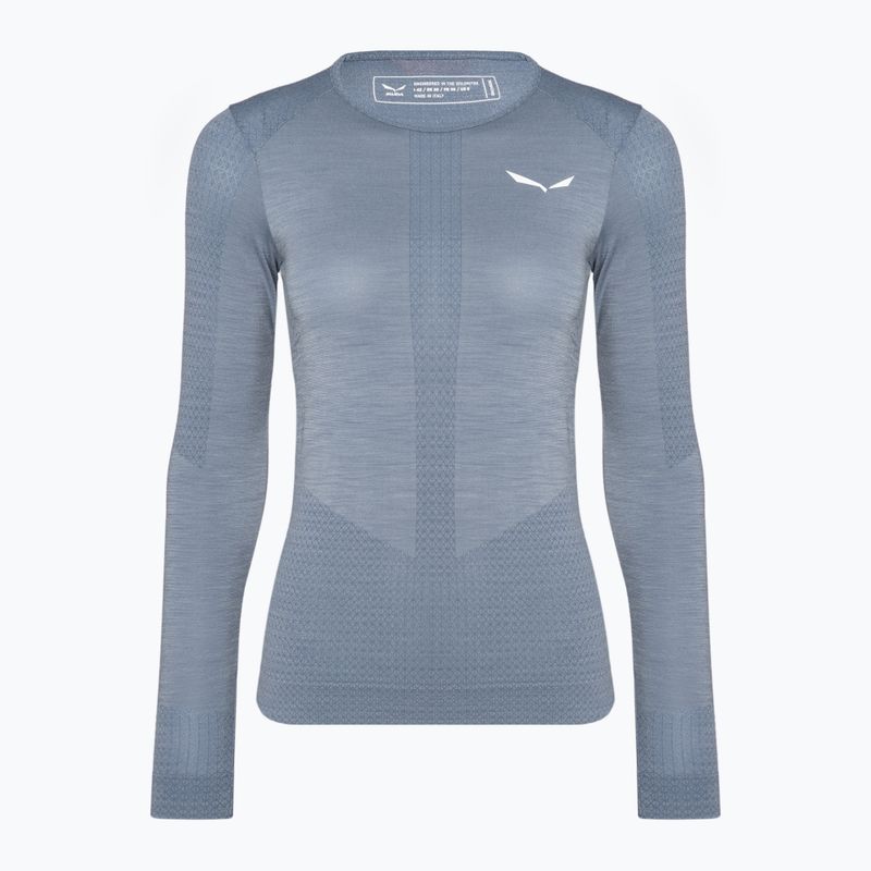 Longsleeve termoaktywny damski Salewa Zebru Med Warm AMR flint stone