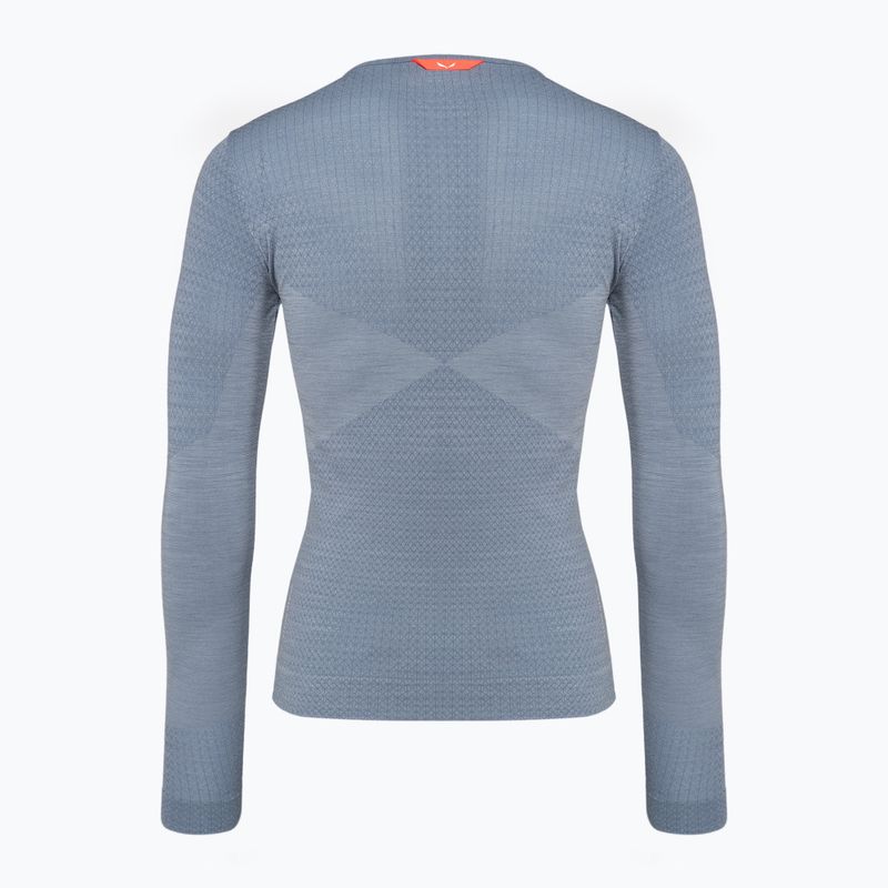 Longsleeve termoaktywny damski Salewa Zebru Med Warm AMR flint stone 2