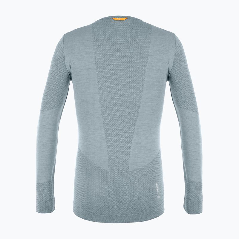 Longsleeve termoaktywny męski Salewa Zebru Med Warm AMR flint stone 6