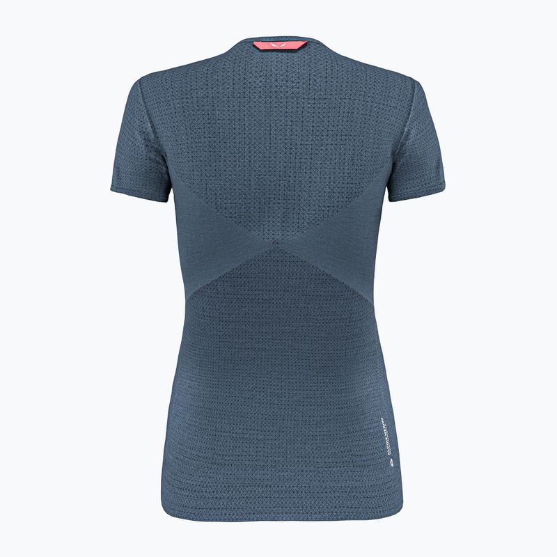 Koszulka trekkingowa damska Salewa Zebru Medium Warm Amr dark denim 9