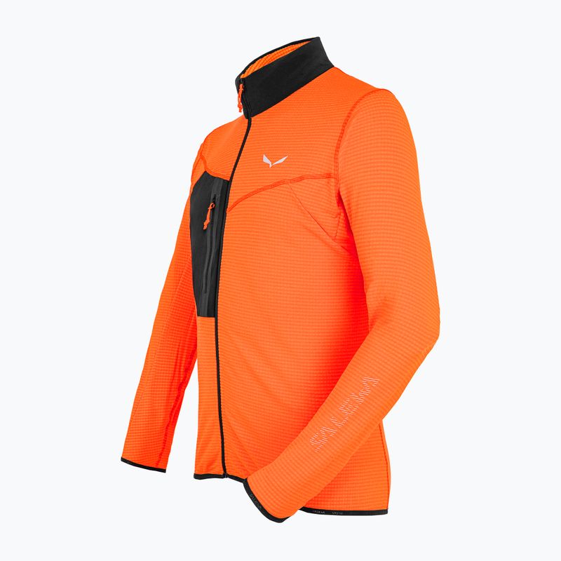 Bluza trekkingowa męska Salewa Pedroc red orange melange 6