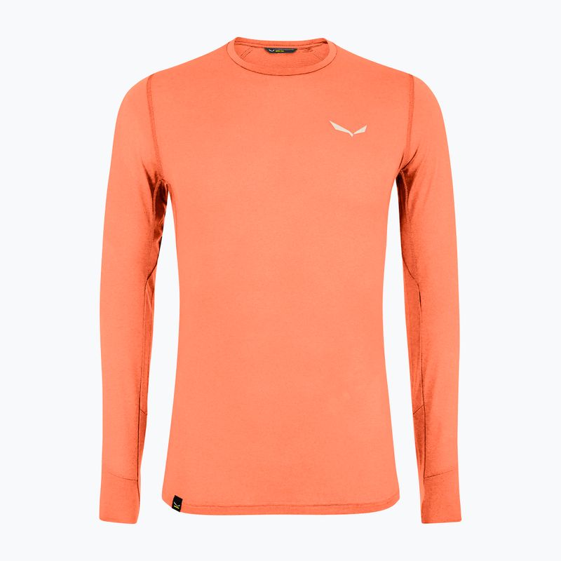 Longsleeve trekkingowy męski Salewa Pedroc 2 Dry red orange melange 5
