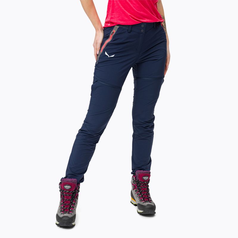 Spodnie softshell damskie Salewa Pedroc 3 DST navy blazer