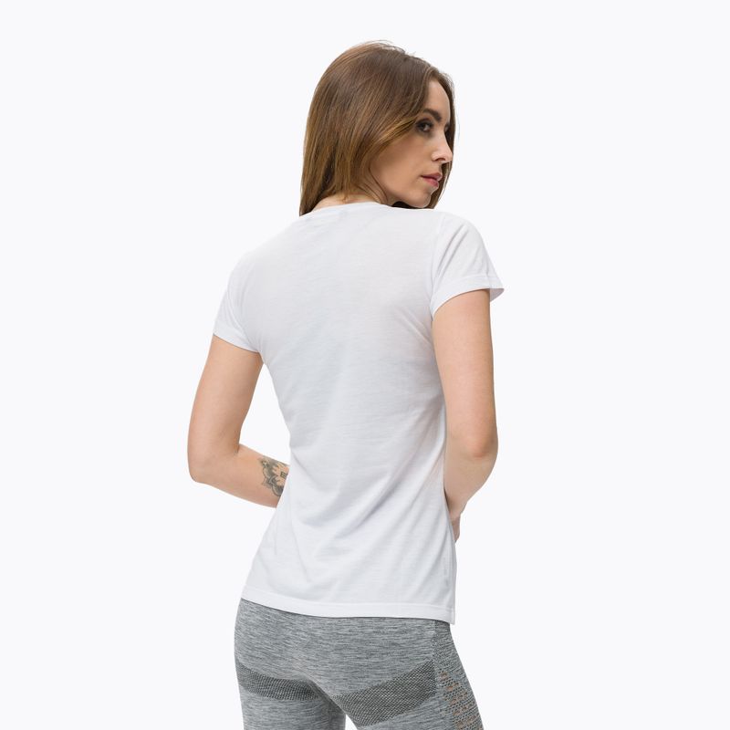 Koszulka trekkingowa damska Salewa Lines Graphic Dry optical white 3