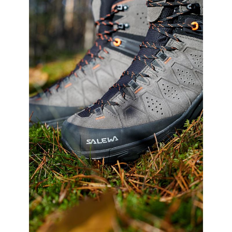 Buty trekkingowe męskie Salewa Alp Trainer 2 Mid GTX wallnut/fluo orange 13