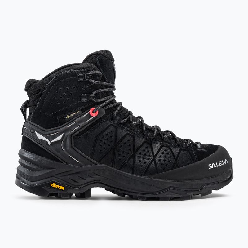 Buty trekkingowe damskie Salewa Alp Trainer 2 Mid GTX black/black 2