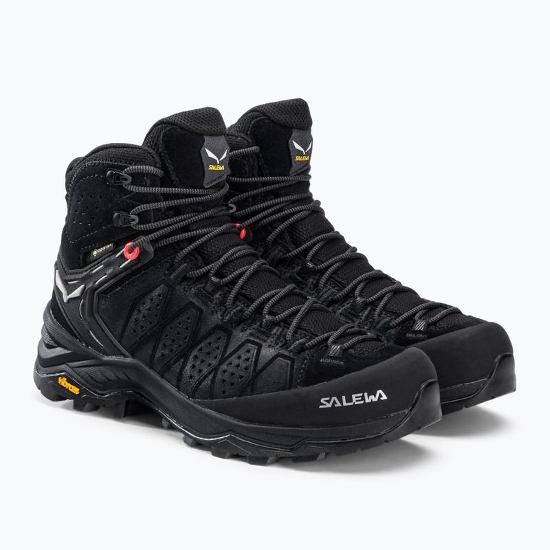 Buty trekkingowe damskie Salewa Alp Trainer 2 Mid GTX black/black 5