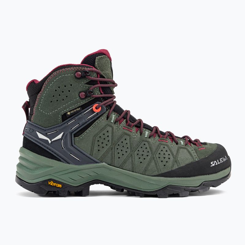 Buty trekkingowe damskie Salewa Alp Trainer 2 Mid GTX duck green/rhododendon 4