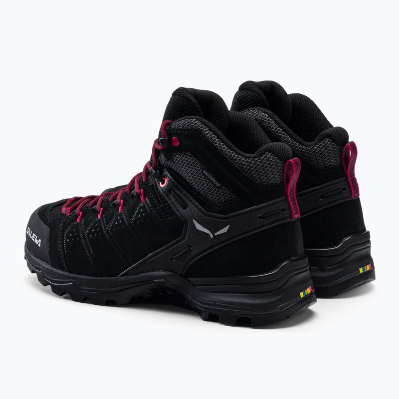 Buty trekkingowe damskie Salewa Alp Mate Mid WP black out/virtual pink 3