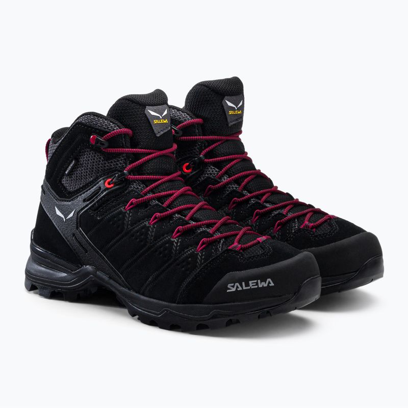 Buty trekkingowe damskie Salewa Alp Mate Mid WP black out/virtual pink 5