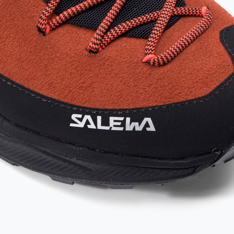 Buty trekkingowe męskie Salewa Dropline Leather autumnal/black 7