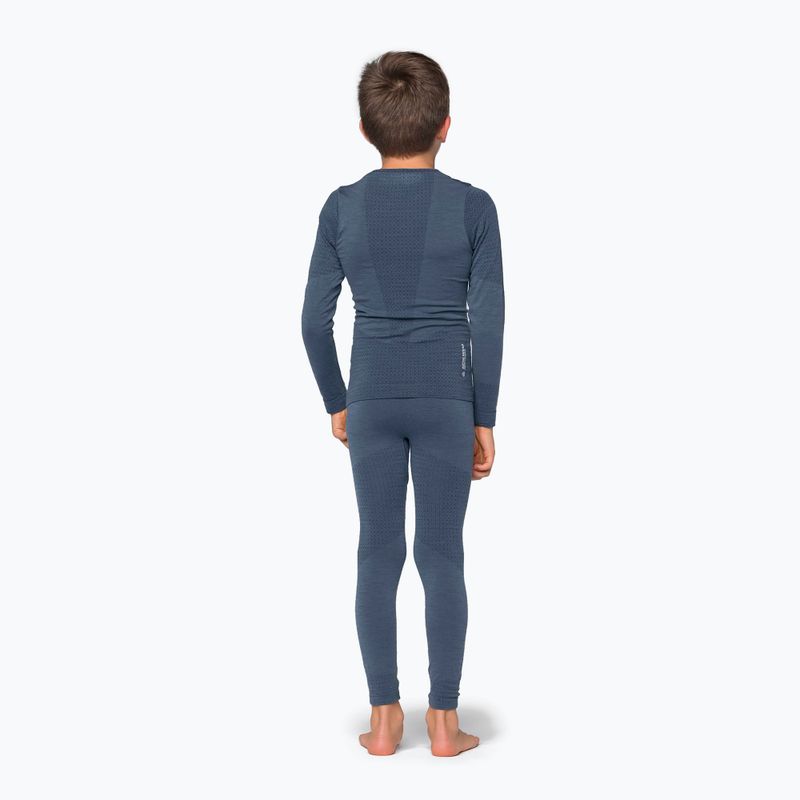 Spodnie termoaktywne dziecięce Salewa Zebru Medium Warm AMR dark denim 3