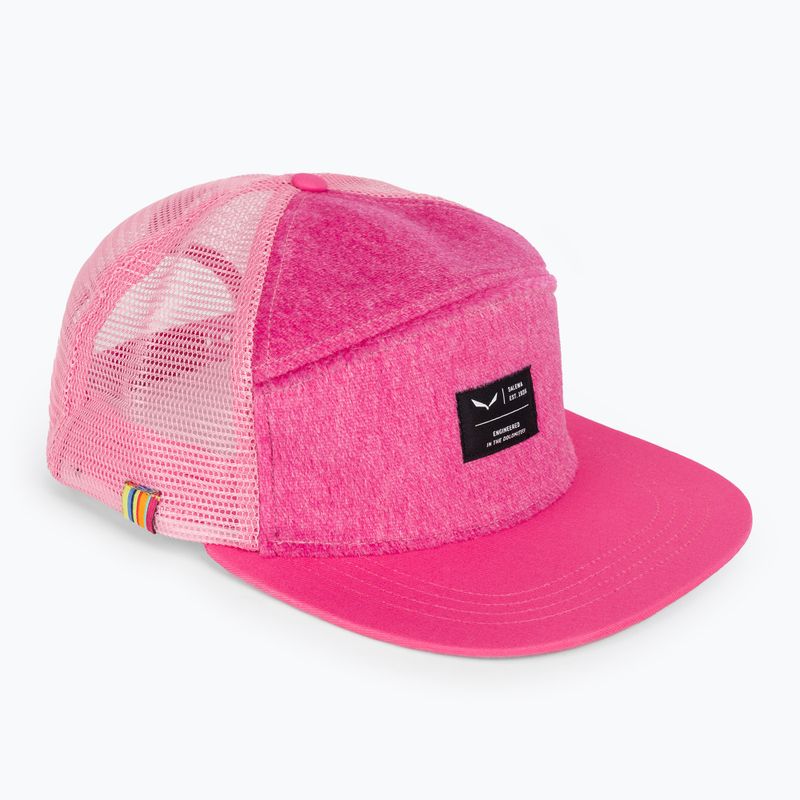 Czapka z daszkiem Salewa Base virtual pink